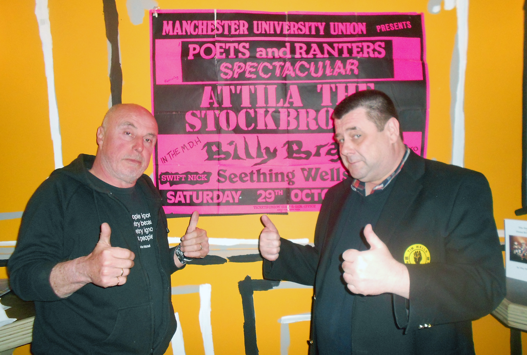 Attila the Stockbroker con Tim Wells