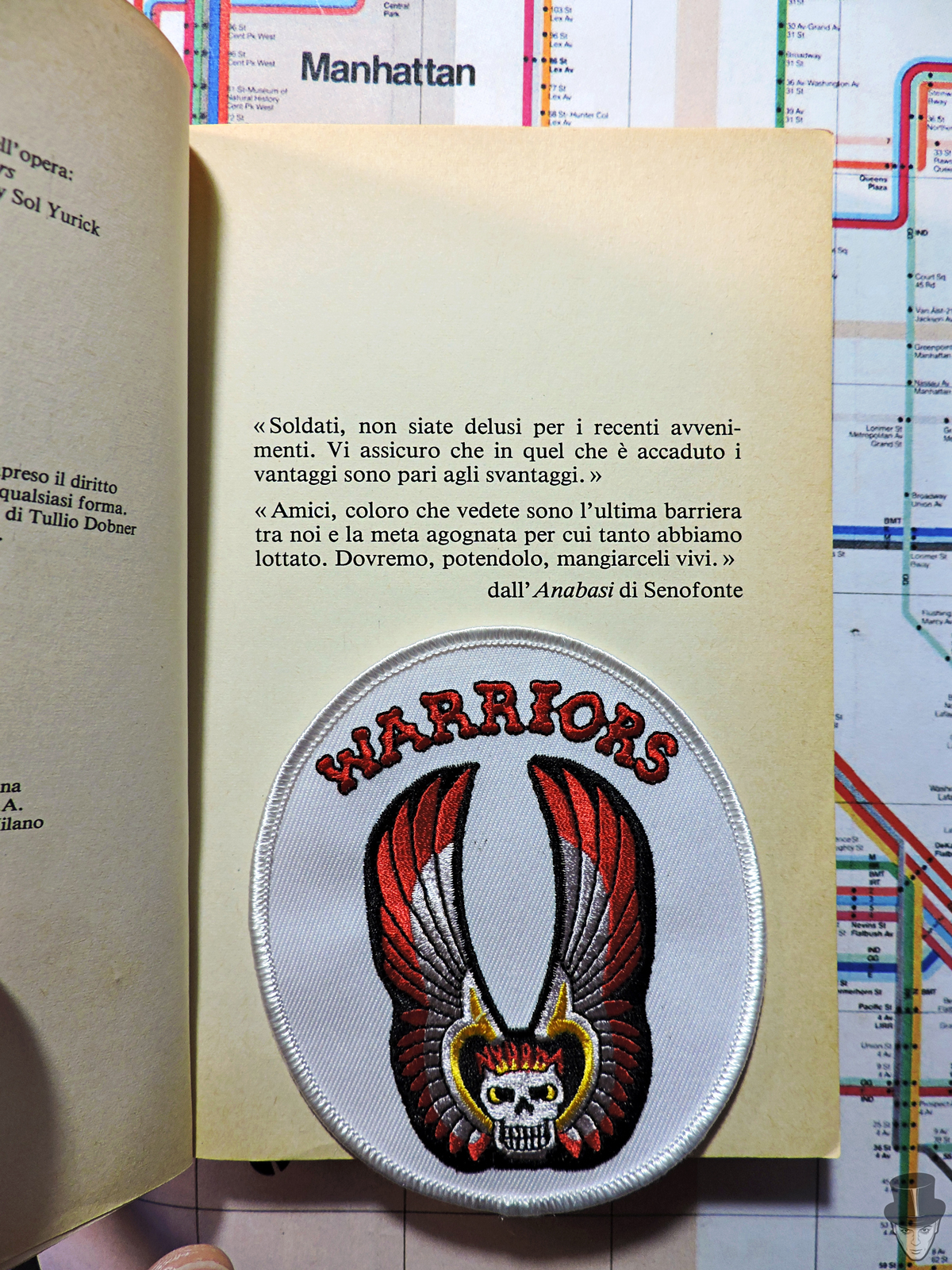 Toppa The Warriors e citazione di Senofonte