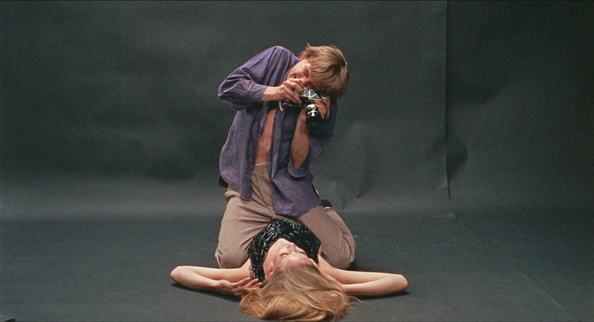 David Hemmings e Veruschka von Lehndorff
