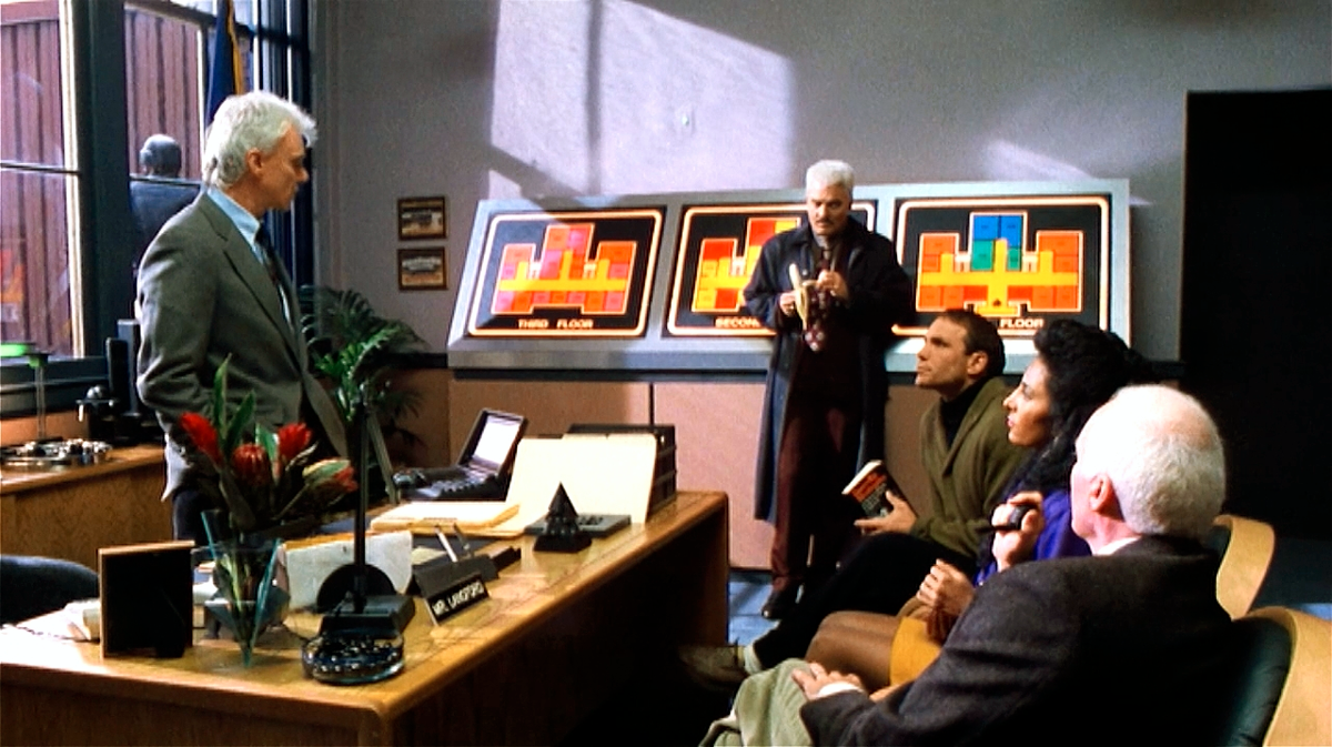 Malcolm McDowell in Classe 1999 (1990) di Mark L. Lester