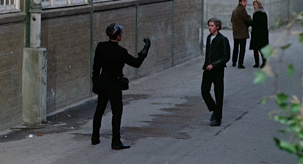 Un fotogramma del film distopico di François Truffaut.